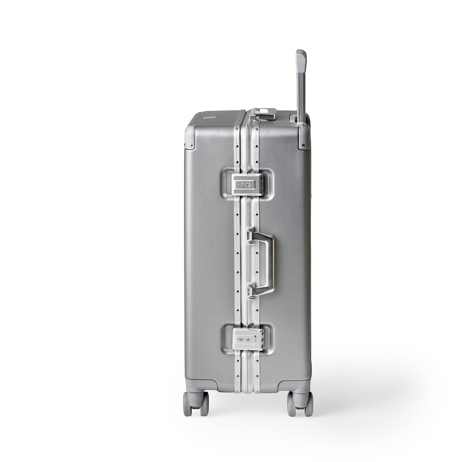 215進化形! スーツケース 大型 ワンタッチ式カップホルダー キャリーケース 超軽量アルミフレーム 静音ダブルキャスター