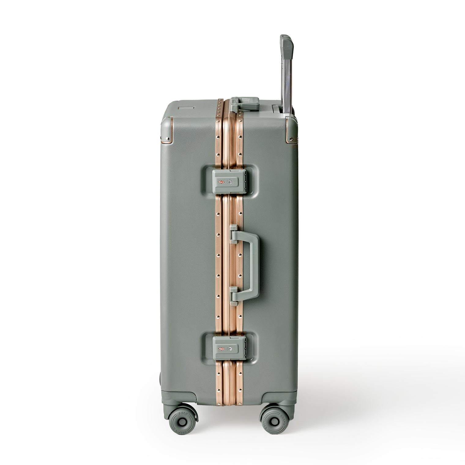 215進化形! スーツケース 大型 ワンタッチ式カップホルダー キャリーケース 超軽量アルミフレーム 静音ダブルキャスター