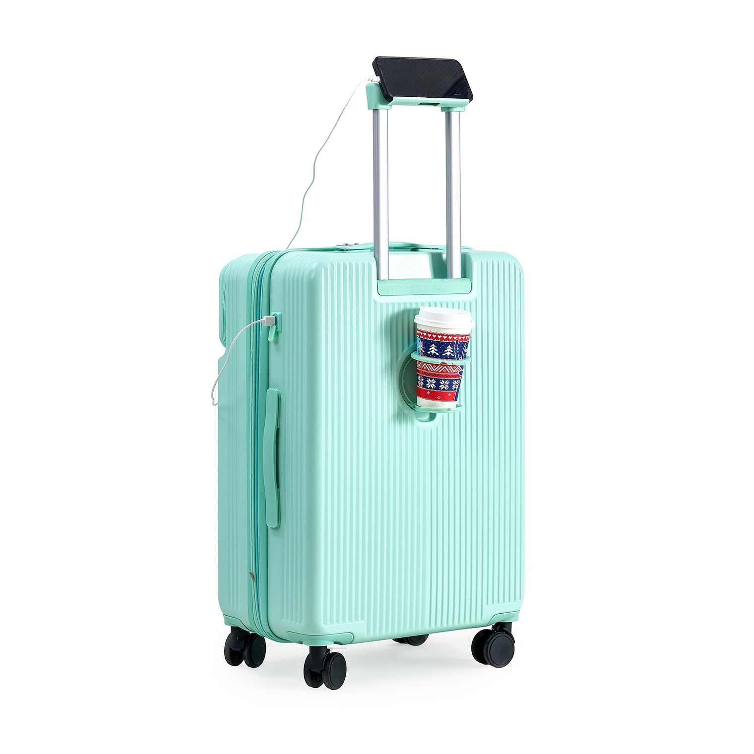 Front opening provides convenient access to style