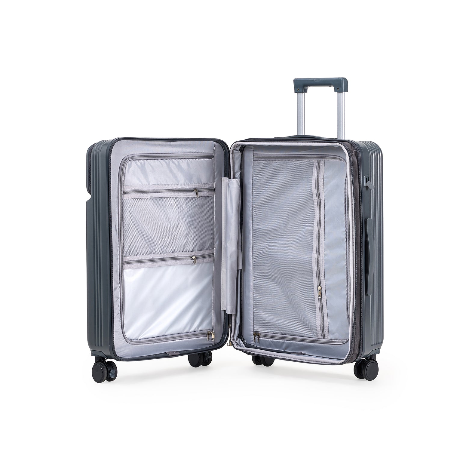 Front opening provides convenient access to style