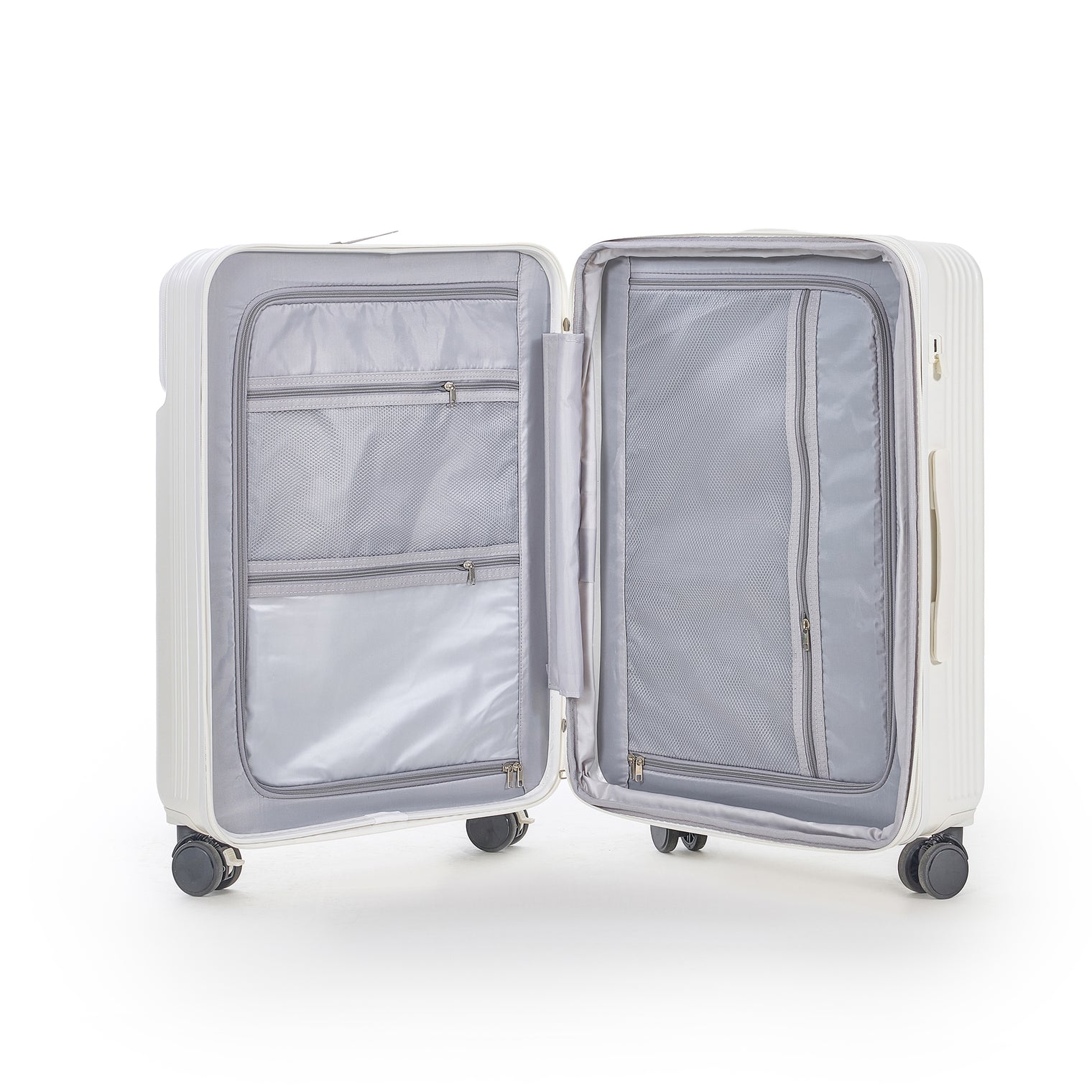 Front opening provides convenient access to style