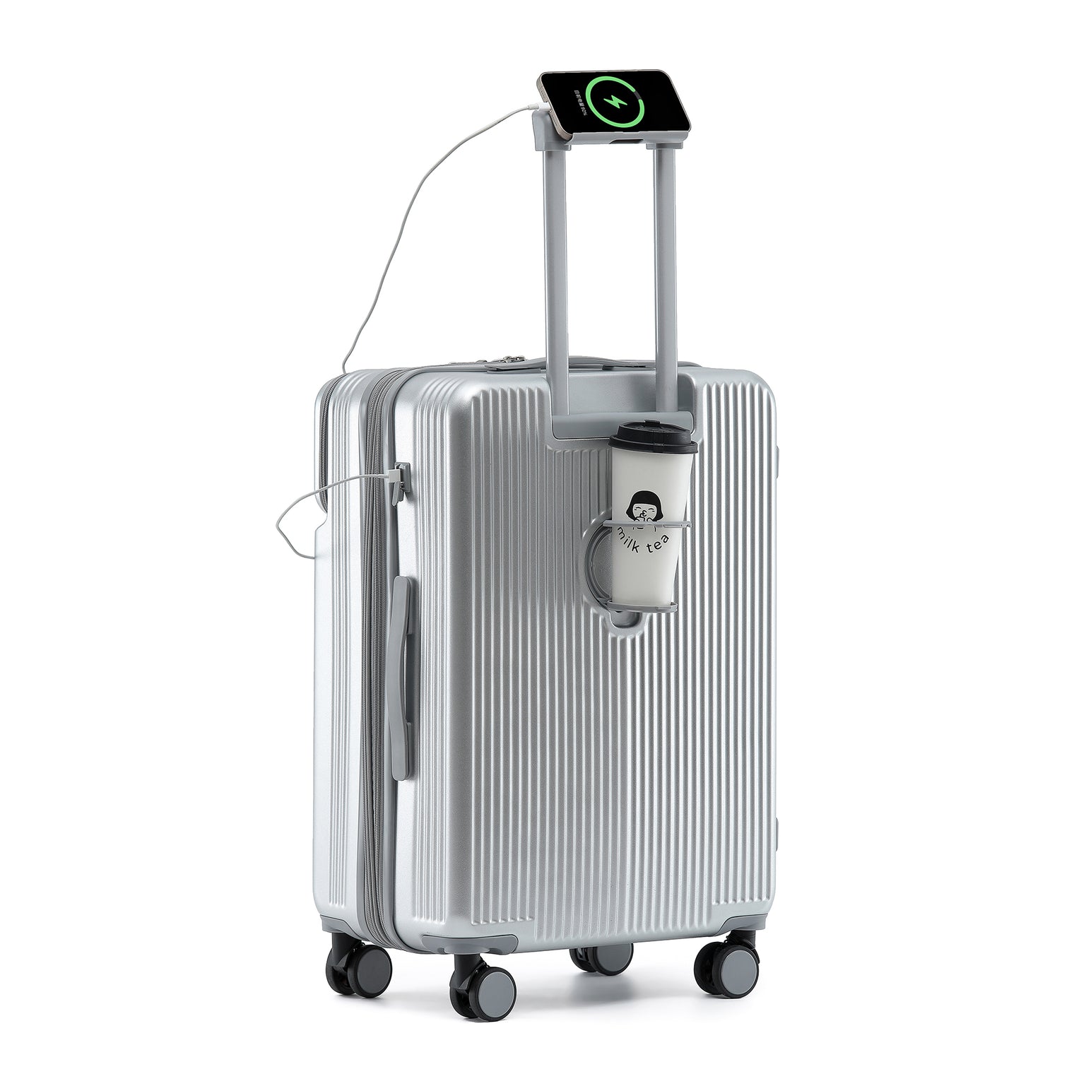 Front opening provides convenient access to style