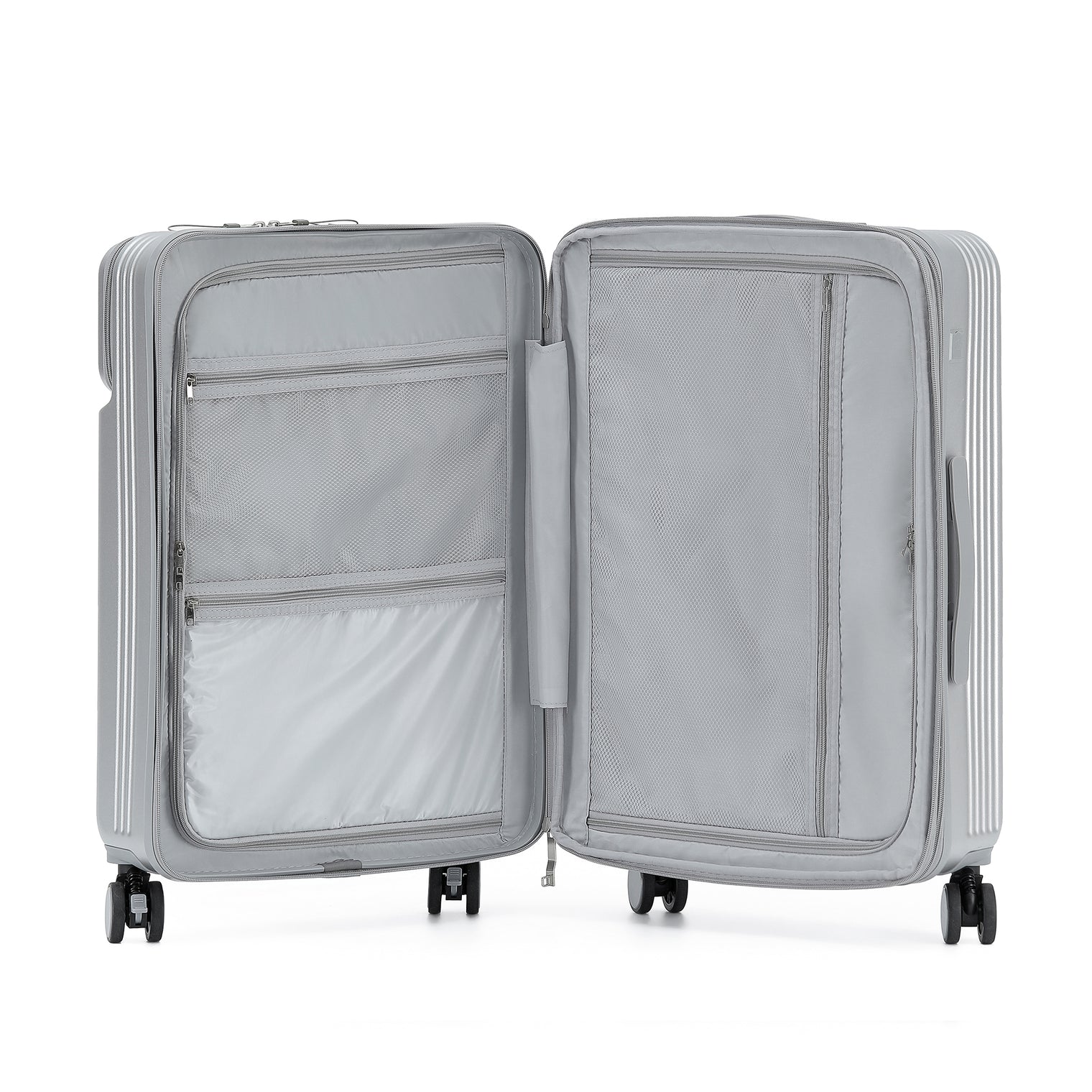 Front opening provides convenient access to style