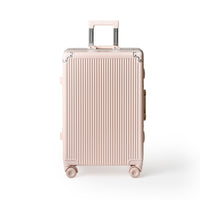 215進化形！ スーツケース 大型 ワンタッチ式カップホルダー キャリーケース 超軽量アルミフレーム 静音ダブルキャスター