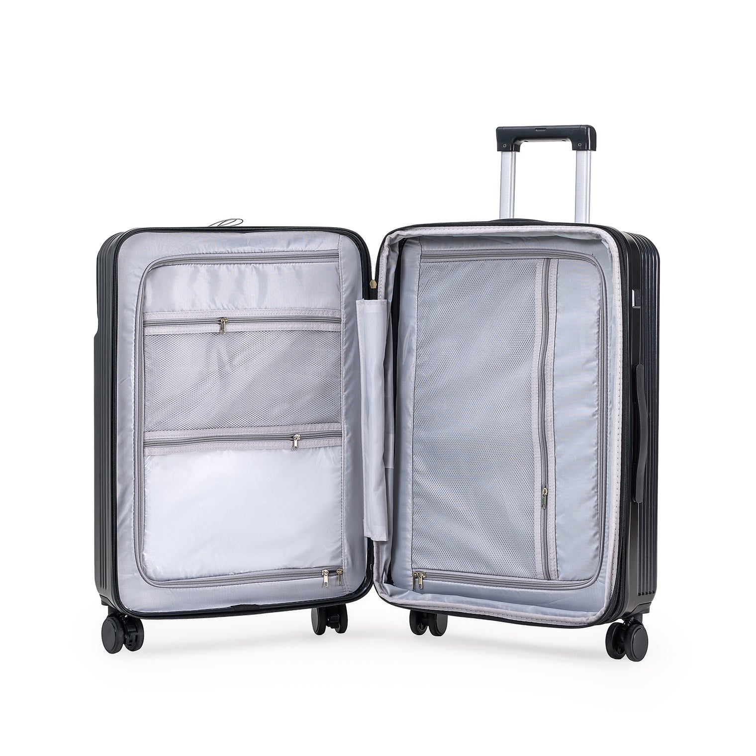 Front opening provides convenient access to style