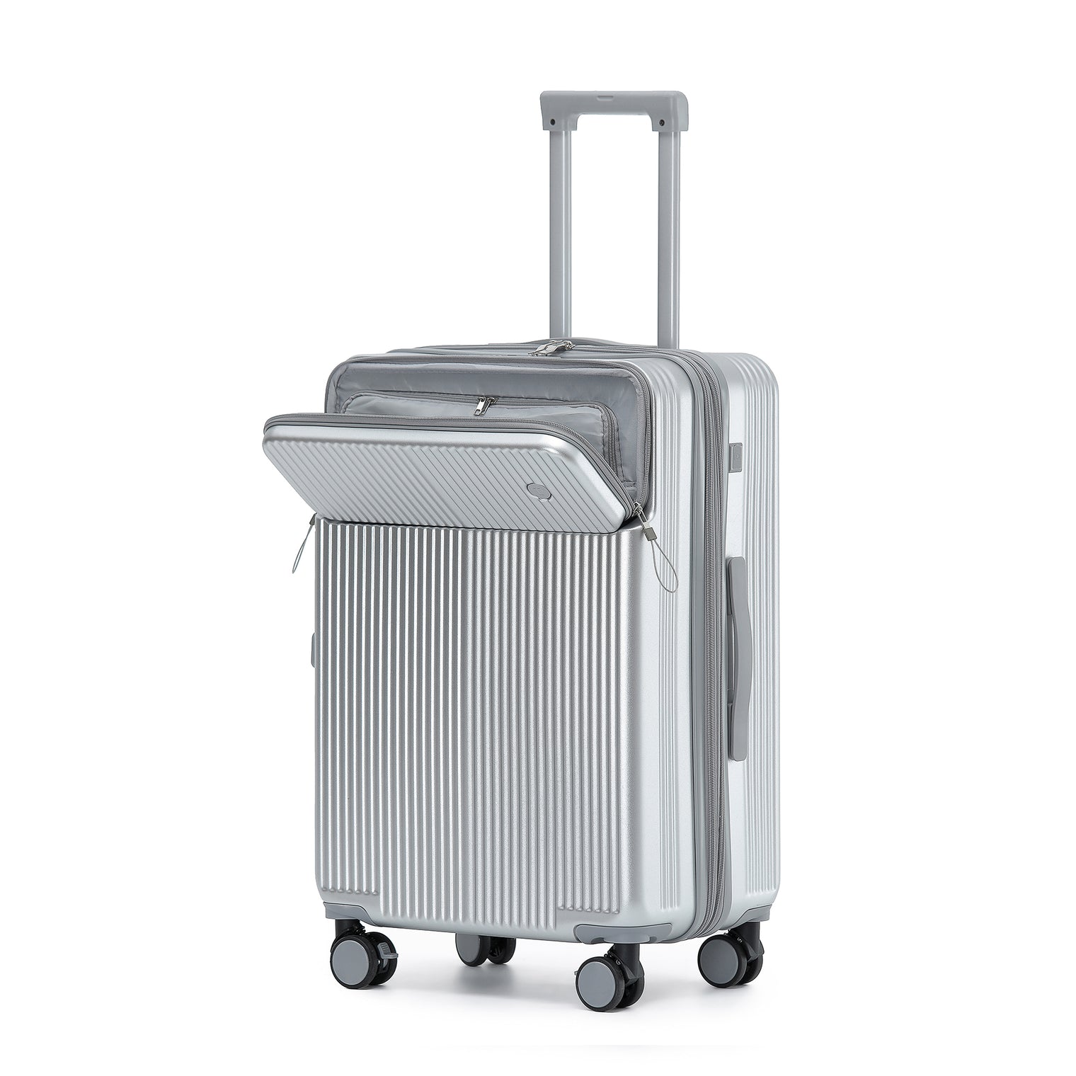 Front opening provides convenient access to style