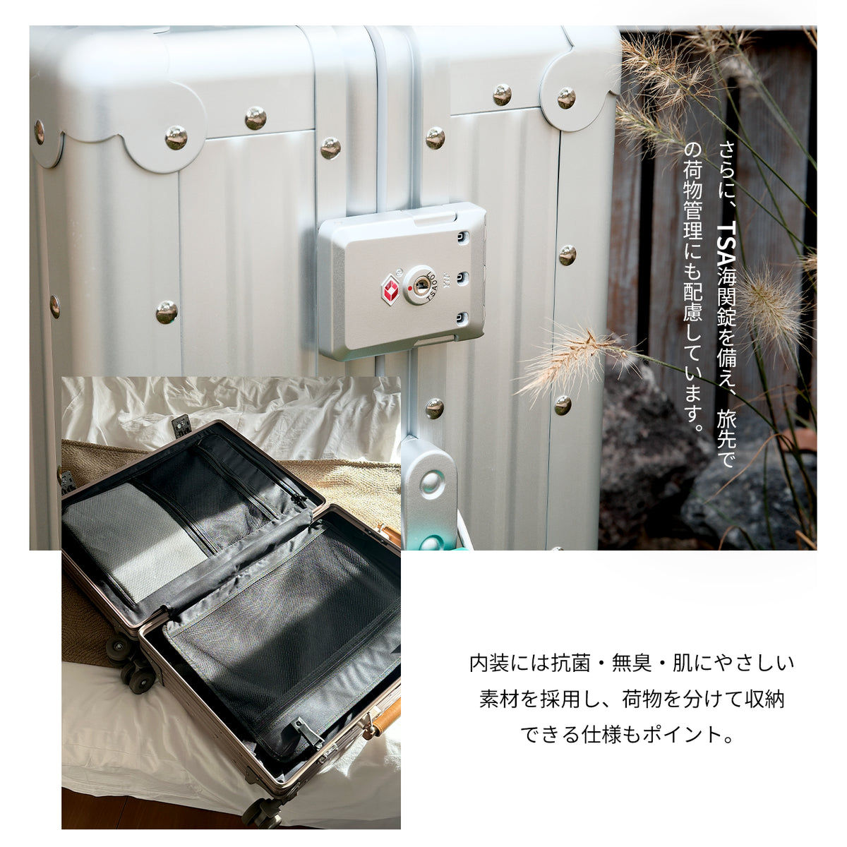 Yuweijie スーツケース  機内 持ち込み オールアルミ製・フレームタイプ  Love 001