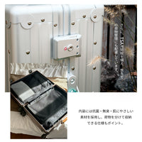 Yuweijie スーツケース  機内 持ち込み オールアルミ製・フレームタイプ  Love 001